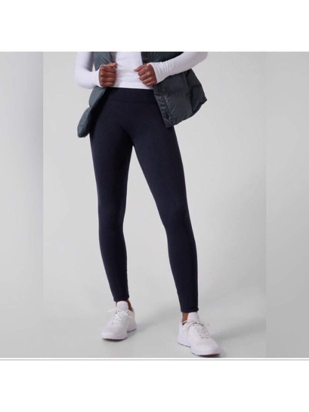 Women's Athleta Altitude Power Stretch Leggings S Black